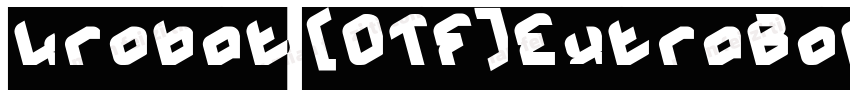 krobat (OTF)ExtraBol字体转换